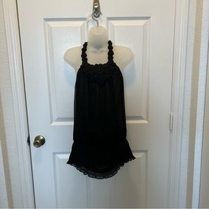 INC black sleeveless, backless top